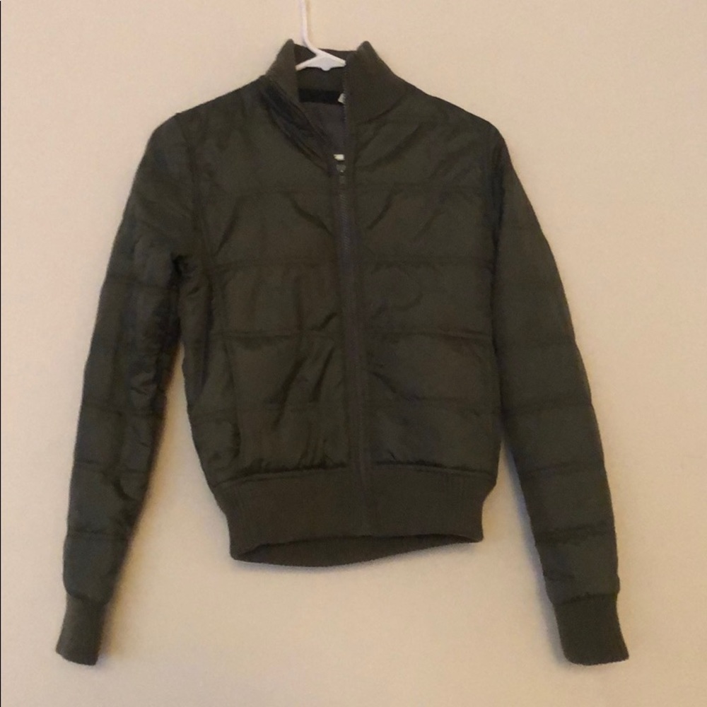 Chroma Sport army green thin bomber jacket size SM